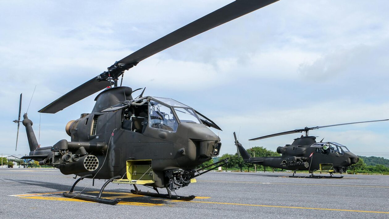 IAF Apache Helicopter Safe Landing After Technical Snag